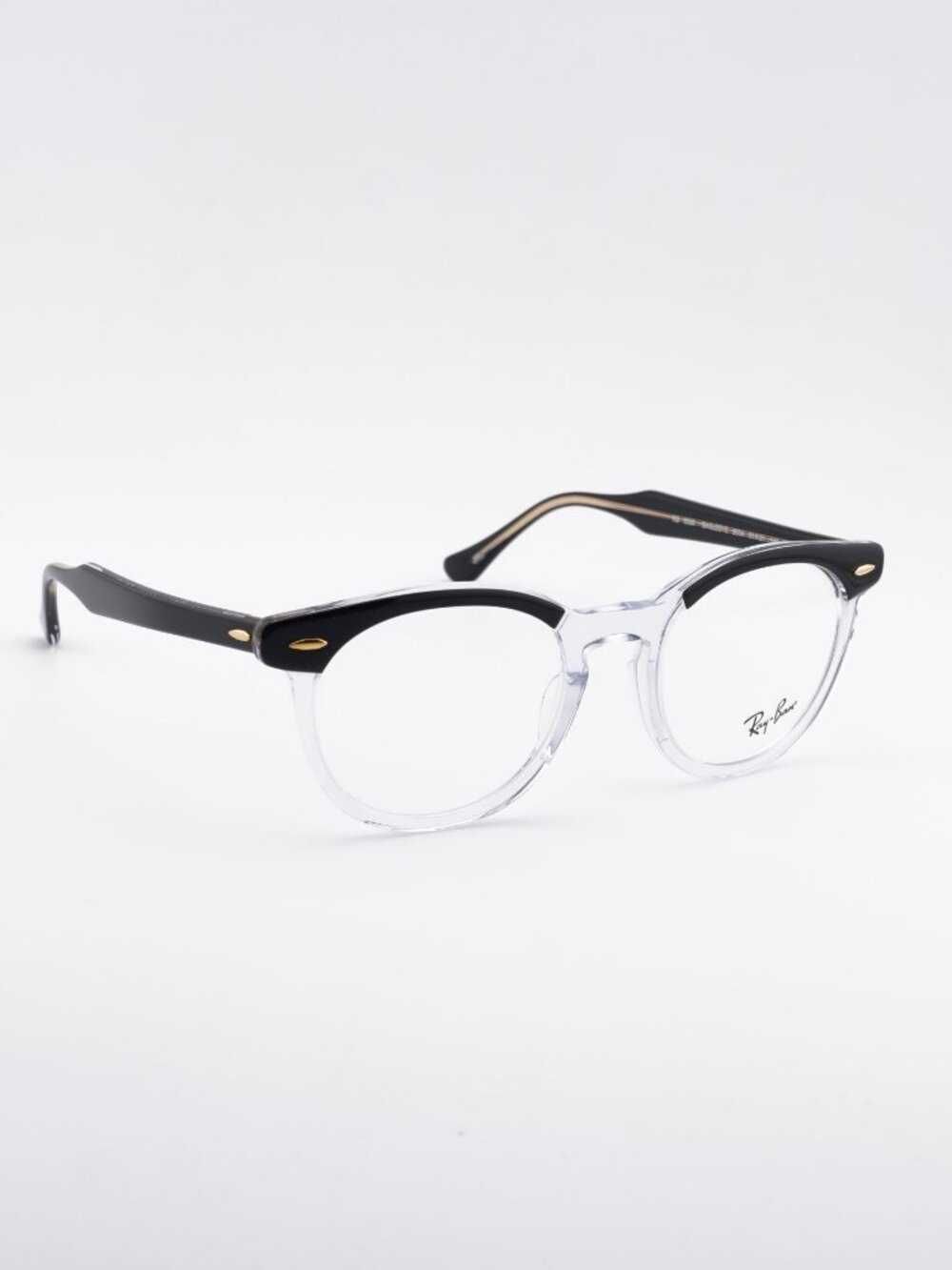 Ray Ban RX5598 2034 Eyeglasses Black on Transparent 51mm Square Frame